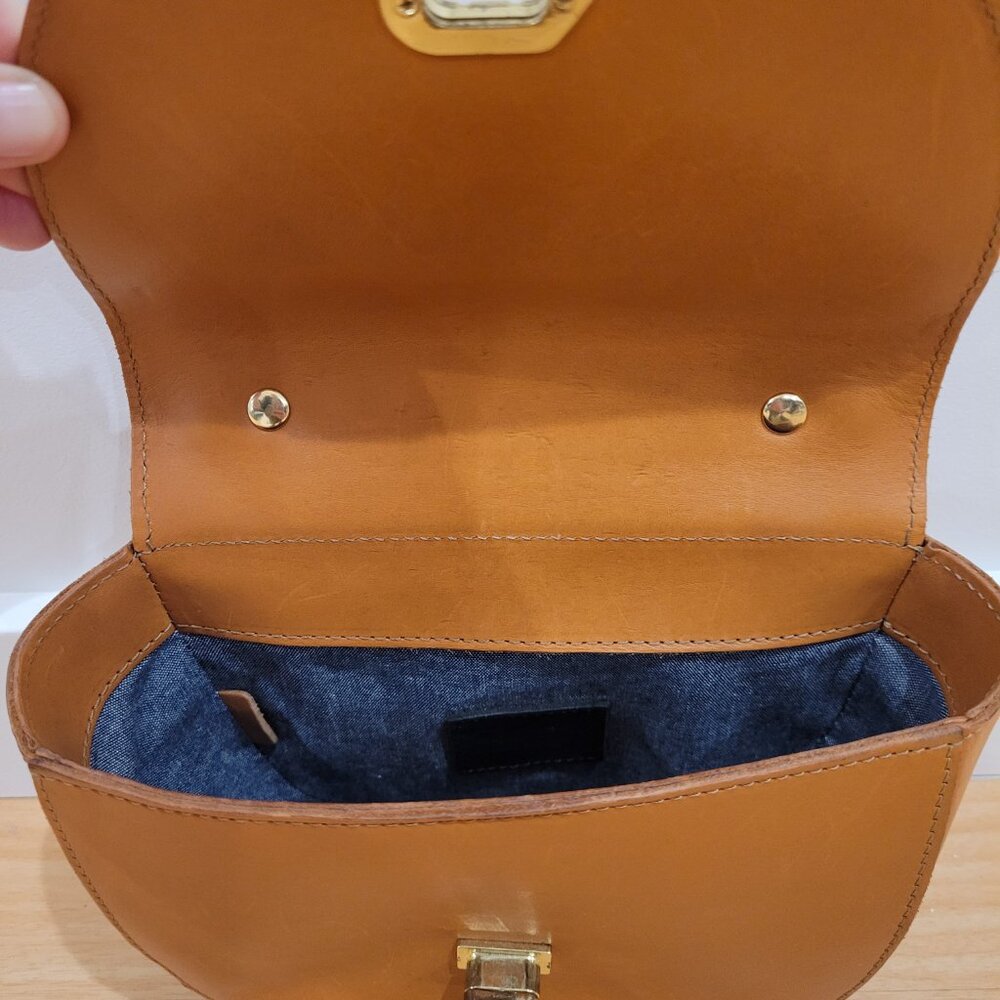 Clare V. Elodie Bag in Cuoio Vachetta - Picture 3 of 7